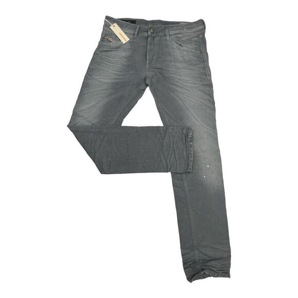 New Diesel Men Jeans US 29 D.N.A. Mutation Grey Fade Belther Slim Fit Button-Up